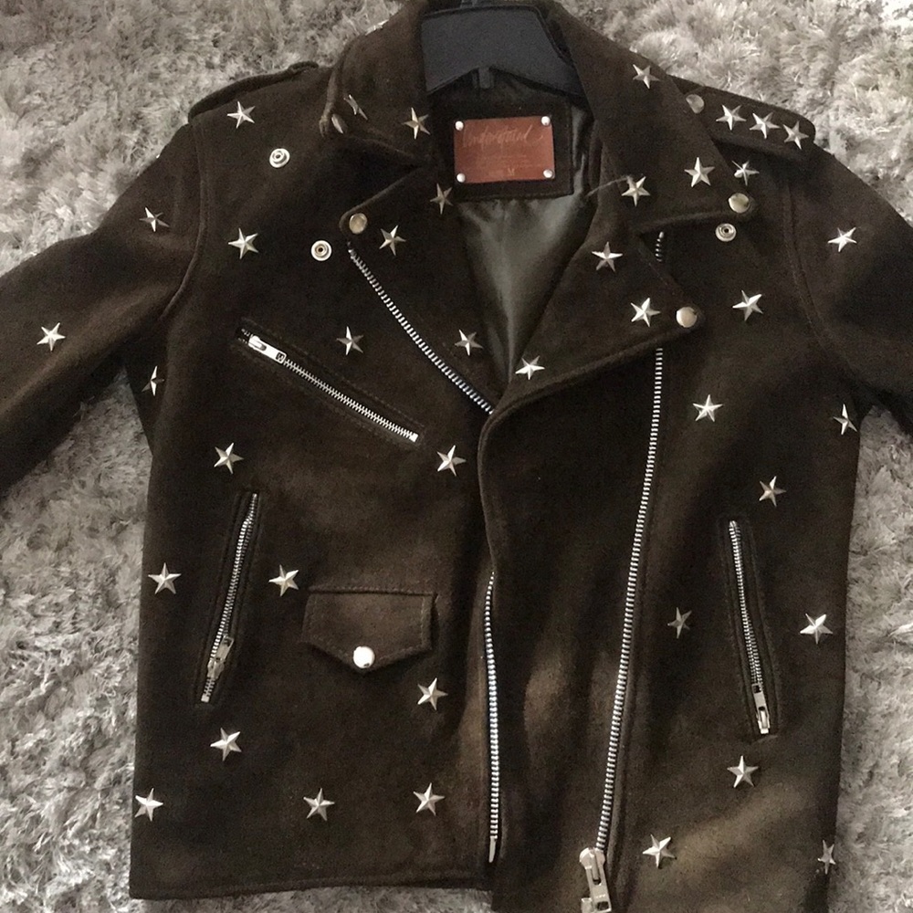 FREE PEOPLE LATHER JACKET